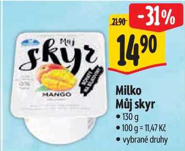 Milko Můj skyr, 130 g