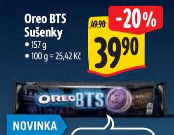 Oreo BTS Sušenky, 157 g