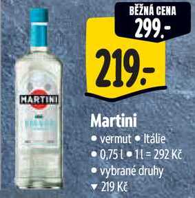 Martini, 0,75 l
