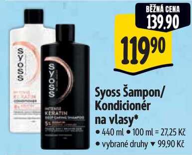 Syoss Šampon na vlasy, 440 ml
