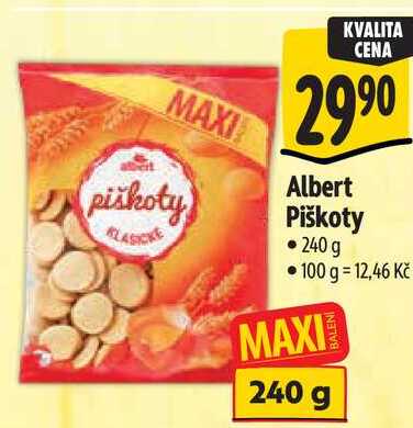 Albert Piškoty, 240 g