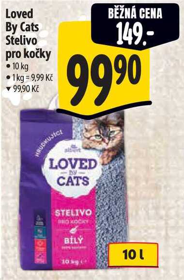 Loved By Cats Stelivo pro kočky, 10 kg