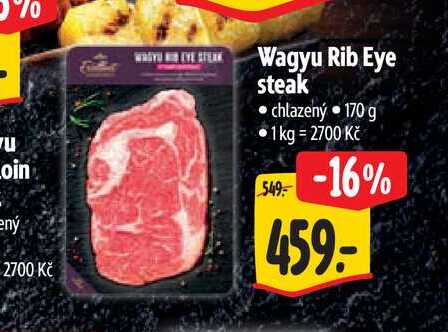 Wagyu Rib Eye steak 170 g