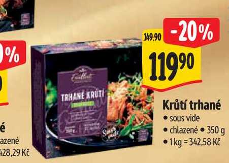 Krůtí trhané 350 g