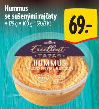 Hummus se sušenými rajčaty, 175 g