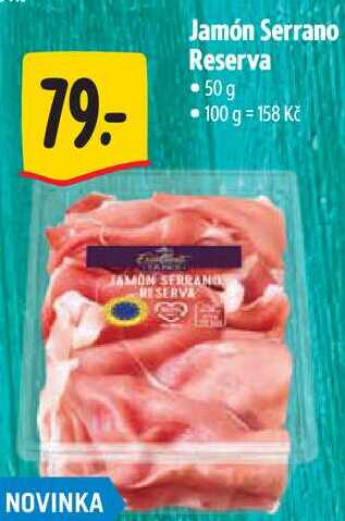 Jamón Serrano Reserva, 50 g