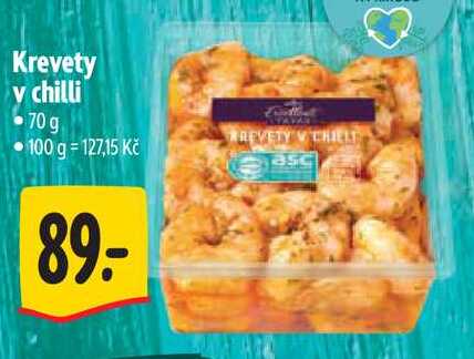 Krevety v chilli, 70 g