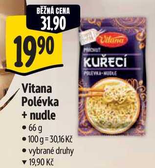 Vitana Polévka + nudle, 66 g