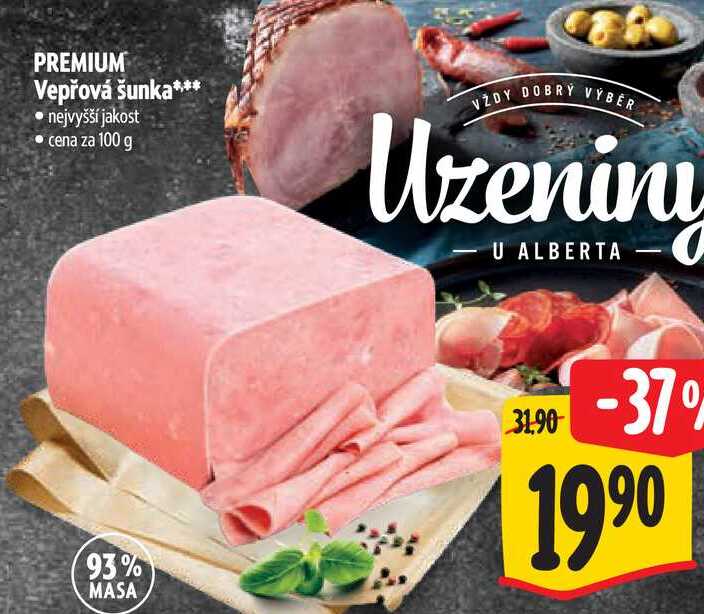 PREMIUM Vepřová šunka 100 g