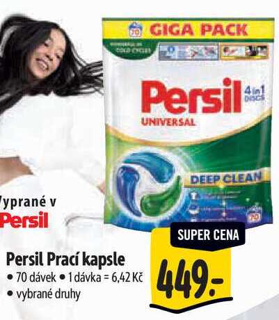 Persil Prací kapsle, 70 dávek