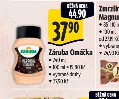 Záruba Omáčka 240 ml