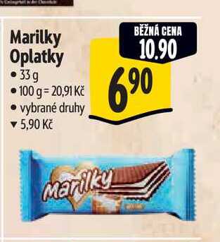 Marilky Oplatky 33 g