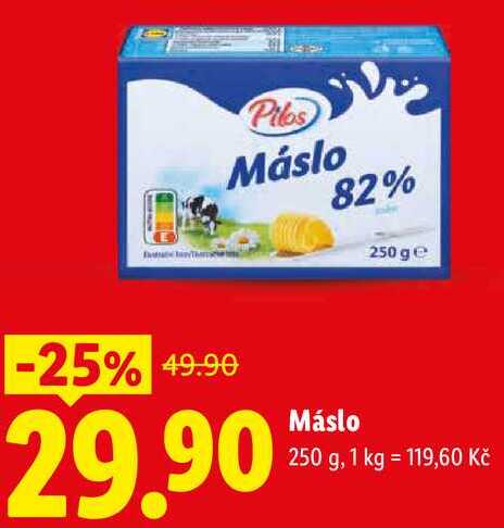 Máslo, 250 g
