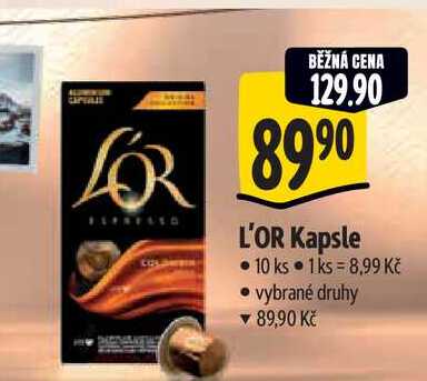 L'OR Kapsle 10 ks