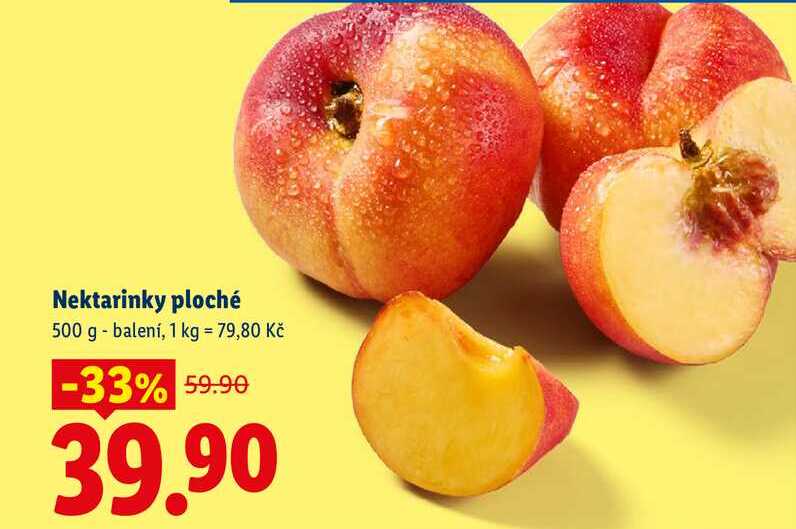 Nektarinky ploché, 500 g