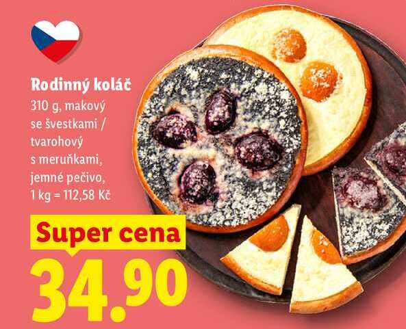 Rodinný koláč, 310 g