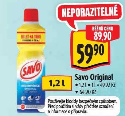 Savo Original 1,2 l