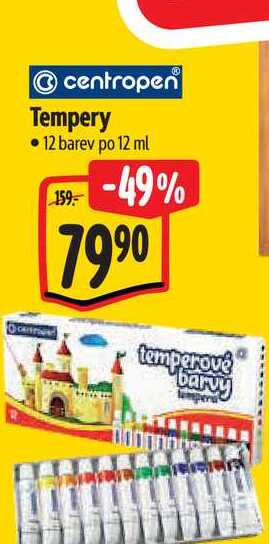   Tempery  12 barev 