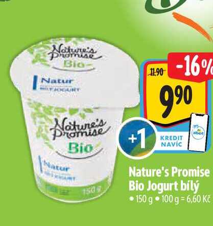   Nature's Promise Bio Jogurt bílý 150 g  