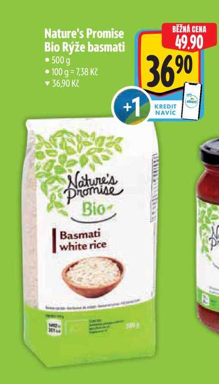 Nature's Promise Bio Rýže basmati 500 g