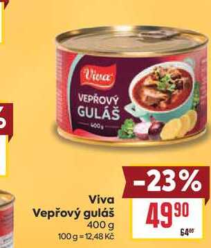 Viva Vepřový guláš 400 g