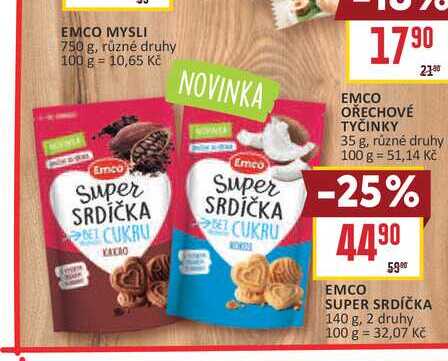 EMCO SUPER SRDÍČKA 140 g