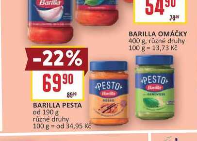 BARILLA PESTA od 190 g