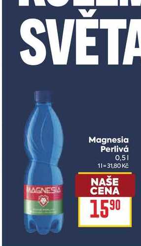 Magnesia Perlivá 0,5l