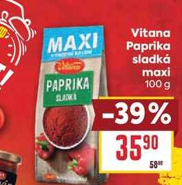 Vitana Paprika sladká maxi 100 g