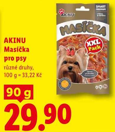 AKINU Masíčka pro psy, různé druhy
