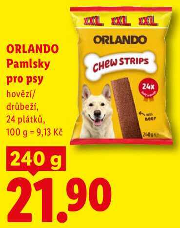 ORLANDO Pamlsky pro psy, 240g 