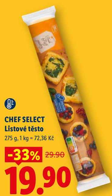 CHEF SELECT Listové těsto, 275 g