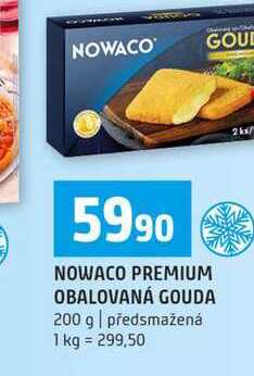 NOWACO PREMIUM OBALOVANÁ GOUDA 200 g předsmažená