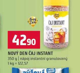 NOVÝ DEN ČAJ INSTANT 350 g nápoj instantní granulovaný 