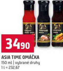 ASIA TIME OMÁČKA 150 ml vybrané druhy