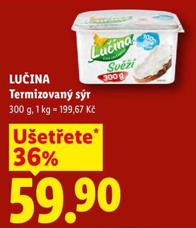 LUČINA Termizovaný sýr, 300 g