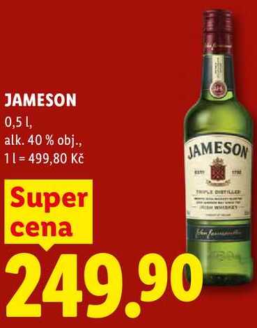JAMESON, 0,5 l