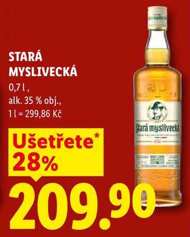STARÁ MYSLIVECKÁ, 0,7 l
