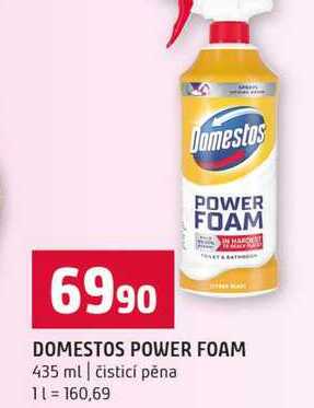 DOMESTOS POWER FOAM 435 ml čisticí pěna