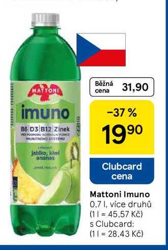 Mattoni Imuno, 0.7 l, více druhů