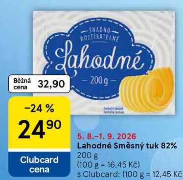 Lahodné Směsný tuk 82%, 200 g
