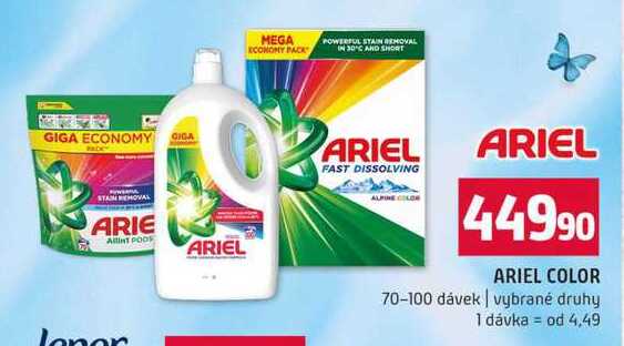 ARIEL COLOR 70-100 dávek vybrané druhy