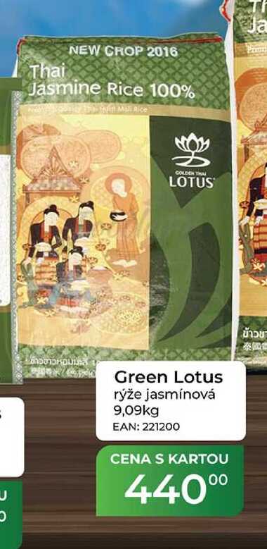 Green Lotus rýže jasmínová 9,09kg 