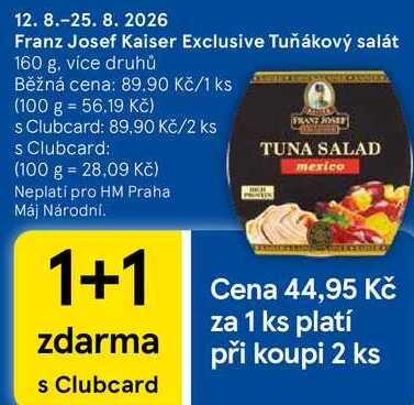 Franz Josef Kaiser Exclusive Tuňákový salát, 160 g