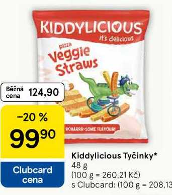 Kiddylicious Tyčinky, 48 g