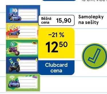 Samolepky na sešity 