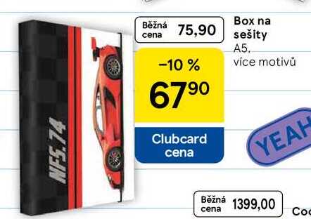 Box na sešity A5