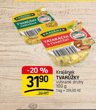 TVARŮŽKY vybrané druhy 100 g