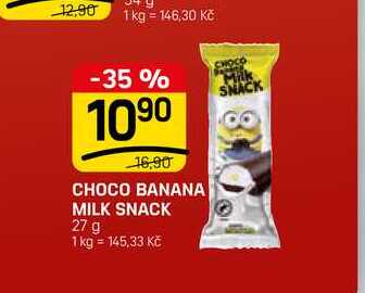 CHOCO BANANA MILK SNACK 27 g