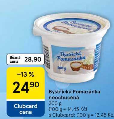 Bystřická Pomazánka neochucená, 200 g